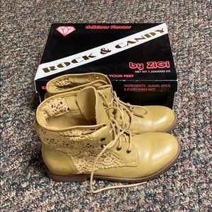 Rock & Candy Combat Boots